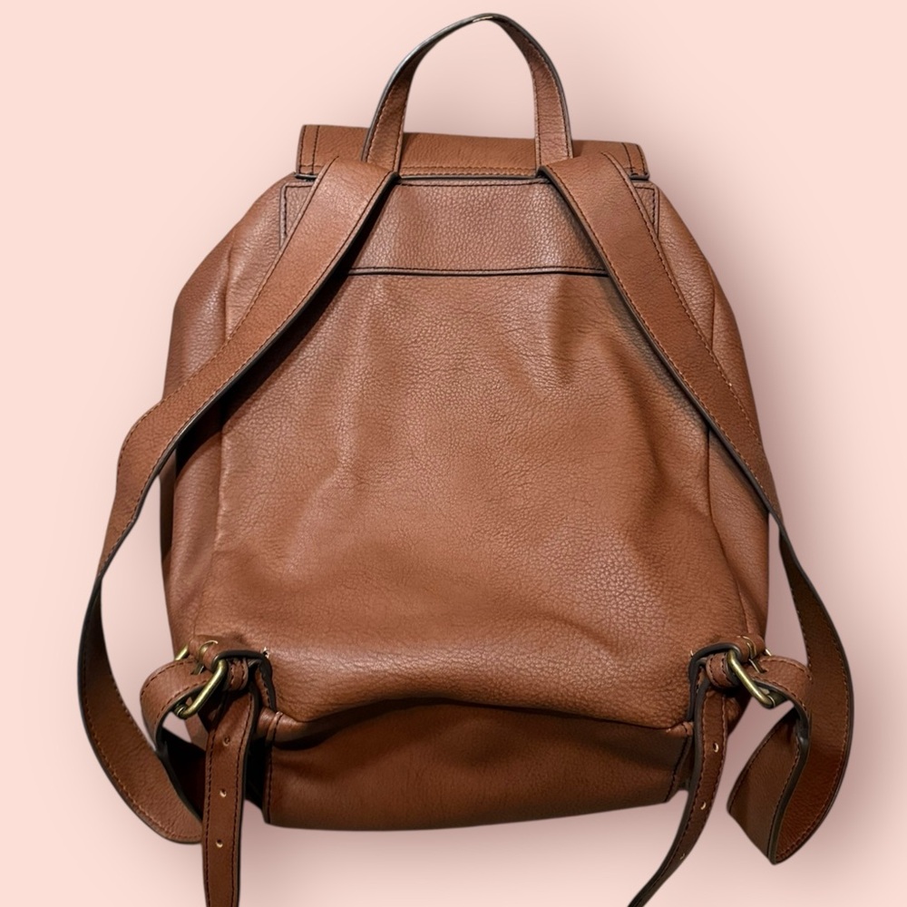 a.n.a (A New Approach) Faux Leather Brown Backpack‎ Purse - Picture 2 of 6